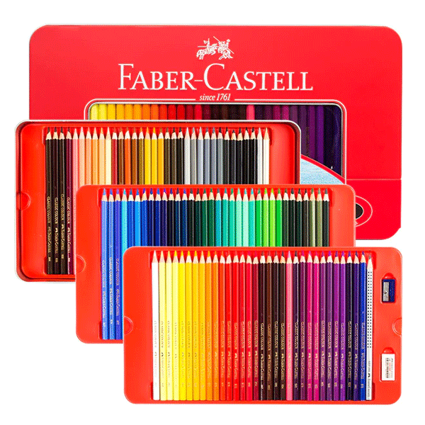 مداد-رنگی-100-رنگ-جعبه-فلزی