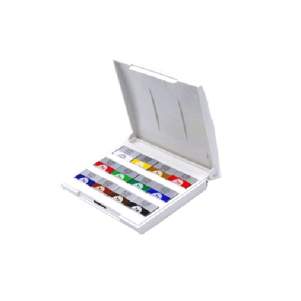 آبرنگ جعبه پلاستیکی افرا (12 رنگ)