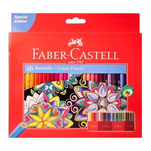 مداد رنگی کلاسیک فابرکاستل 60 رنگ