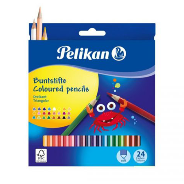 مداد-رنگی-24-رنگ-پلیکان