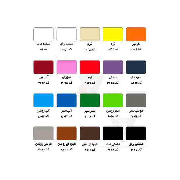 چارت-رنگی-اسپری-واکو