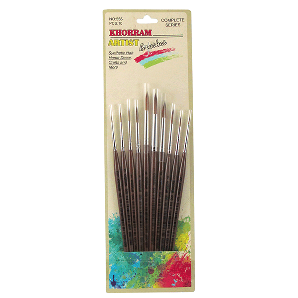 ست قلمو سرگرد شیمیایی خرم 555(000-7)