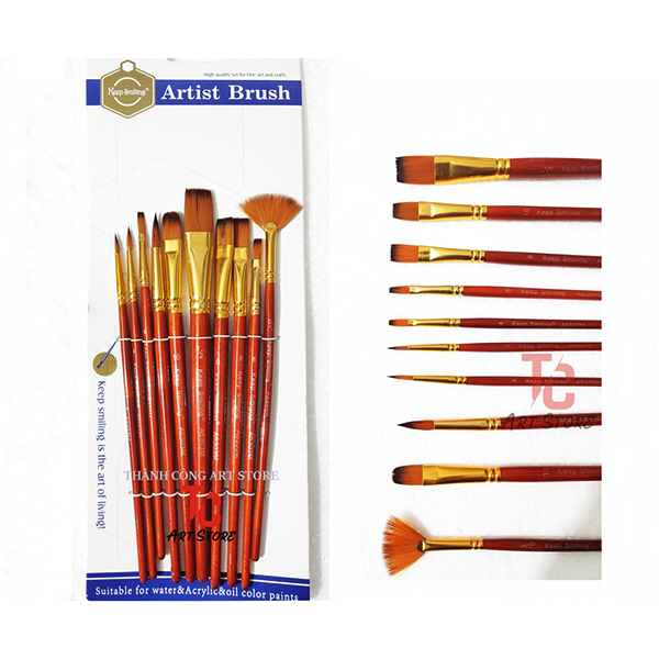 ست قلموی آرتیست Keep smiling-A6303M(10 عددی)