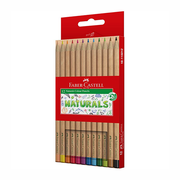 مداد-رنگی-طبیعی-12-رنگ-فابر-کاستل