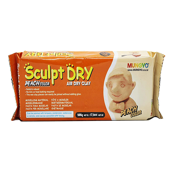 خمیر-مجسمه-سازی-هوا-خشک-Mungyo--رنگ-هلو