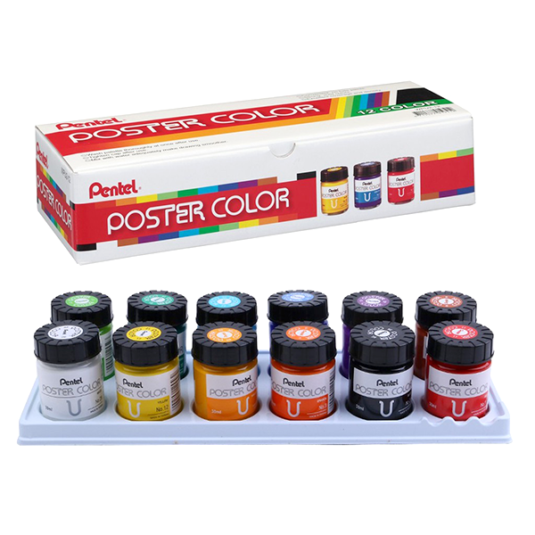 گواش-12-رنگ-پنتل