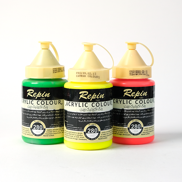 رنگ اکریلیک فلورسنت رپین(280 میل)