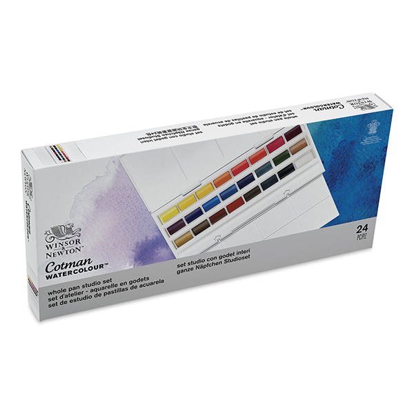 آبرنگ کاتمن وینزور (24 رنگ-قرص بزرگ)