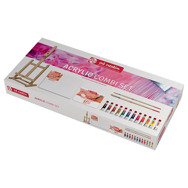 ست رنگ اکریلیک آرت کریشن تالنز با سه پایه