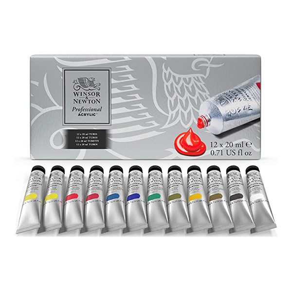 ست رنگ اکریلیک پرفشنال گالریا وینزور(12 رنگ)