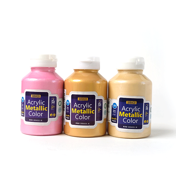 رنگ اکریلیک متالیک سوداکو(250 میل)