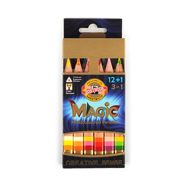 مداد رنگی مجیک جامبو کوه نور(1+12)