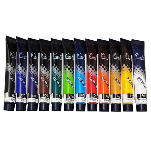 اکریلیک-12-رنگ-21-میل-پارس