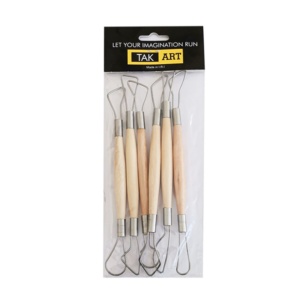 ابزار مجسمه سازی کاهنده مفتولی دوسر تک آرت(6 عددی)