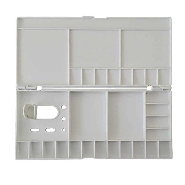 پالت درب دار مستطیلی سفید