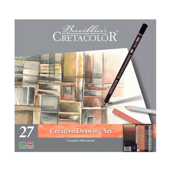 ست Creativo کرتاکالر جعبه فلزی(27عددی)