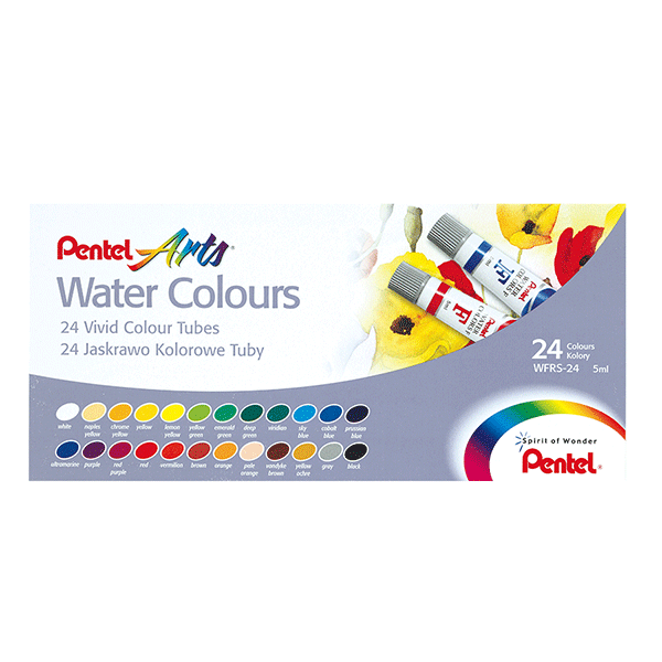 آبرنگ-پنتل-آرت-24-رنگ