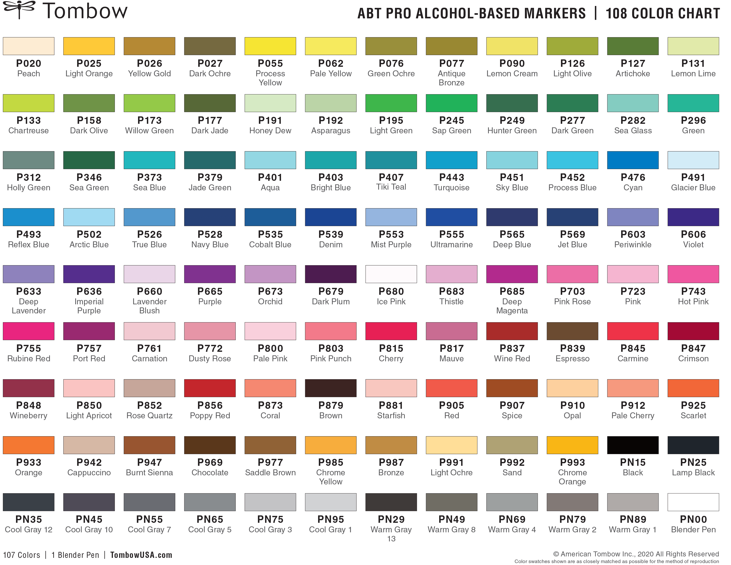 چارت-رنگ-ماژیک-راندو-آبت