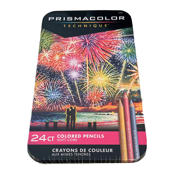 مداد رنگی پریسماکالر (24 رنگ-مدل TECHNIQUE)