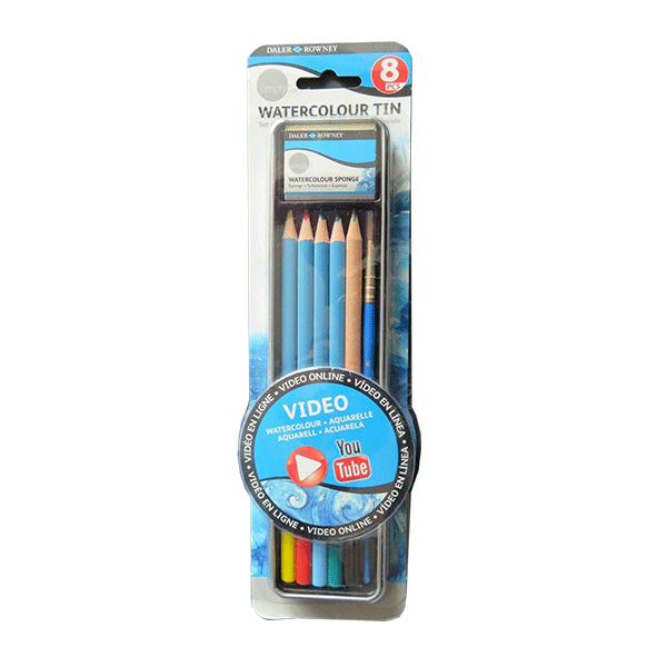 مداد آبرنگی دالر رونی(8 نگ)