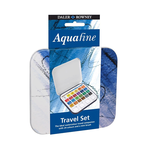 ست آبرنگ قرصی دالر رونی(24 رنگ-جعبه فلزی)