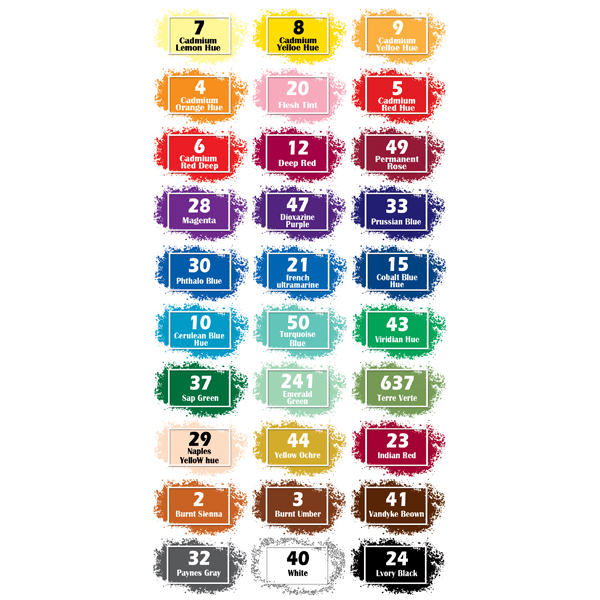 رنگ-روغن-باران-چارت-رنگی