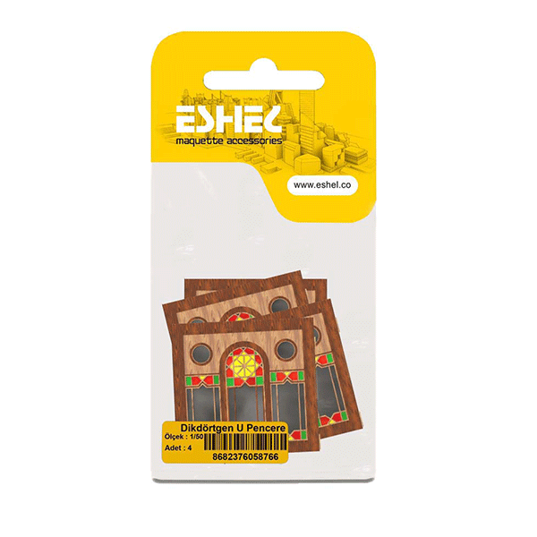 پنجره-مستطیل-اشل-U