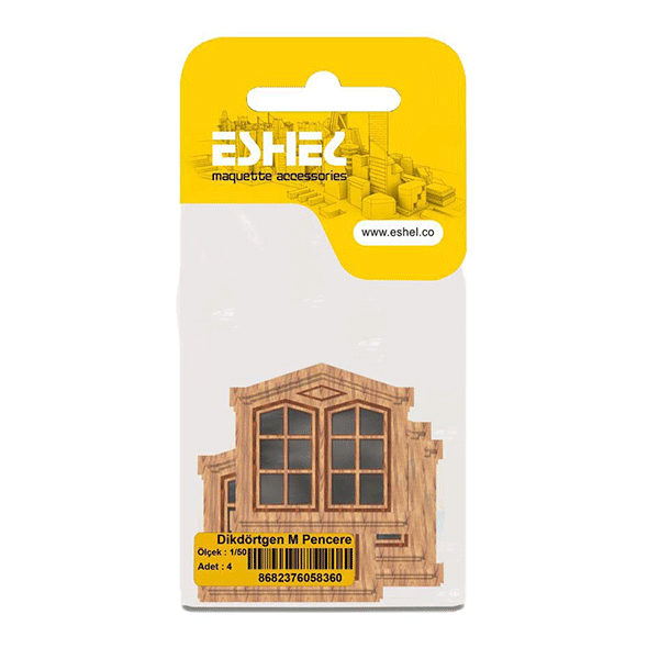 پنجره مستطیلی اشل(M)