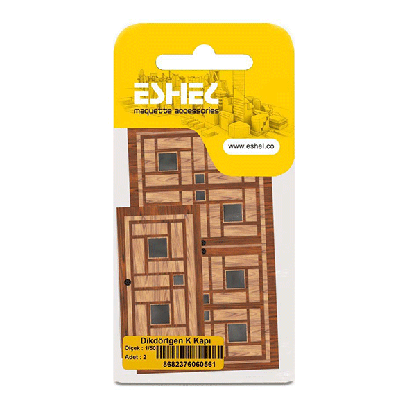 درب مستطیلی اشل(D)