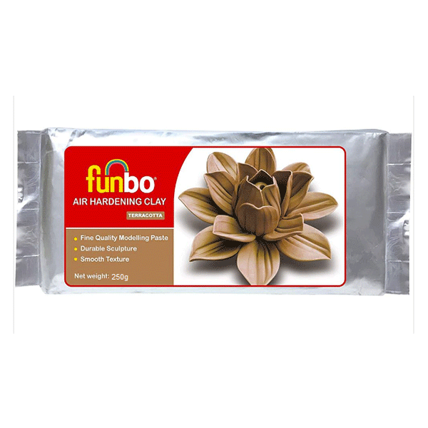خمیر مجسمه سازی سفالی Funbo(250 گرم)