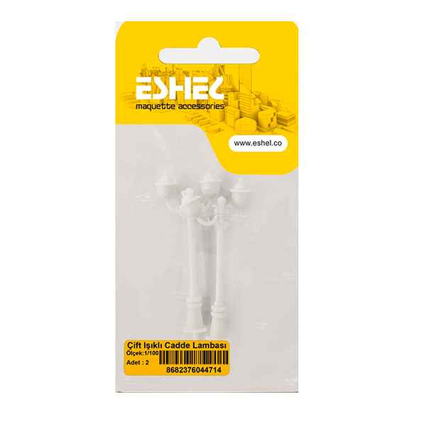 چراغ مینیاتوری دو شعله اشل