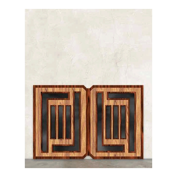 درب مستطیلی اشل(J)