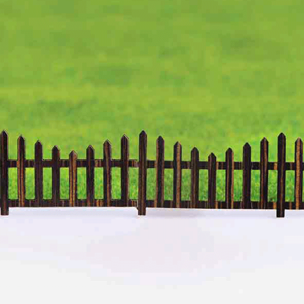 نرده چوبی ویلایی اشل