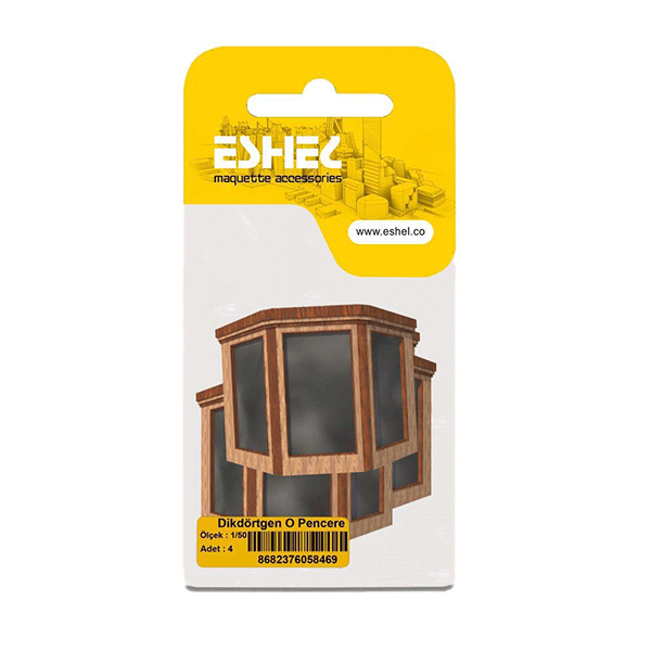 پنجره مستطیلی اشل(O)