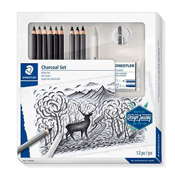 ست طراحی لوموگراف استدلر بدنه مشکی(12 تکه)