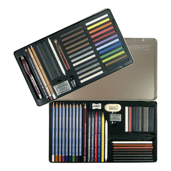 ست طراحی-آبرنگی کرتاکالر جعبه فلزی (76 تکه)