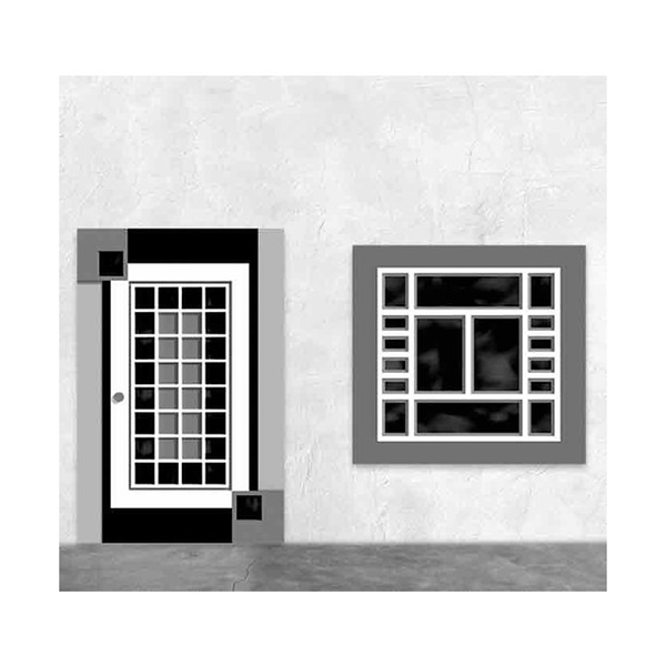 ست در و پنجره مدرن اشل(D)