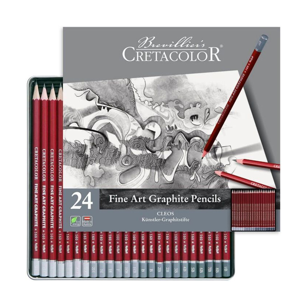 ست مداد طراحی کرتاکالر جعبه فلزی(24 گرید)