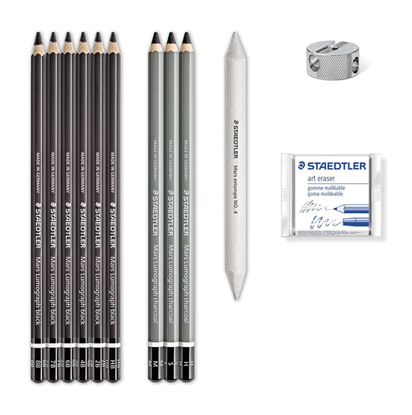 ست-مداد-ذغالی-لوموگراف-12-عددی-استدلر