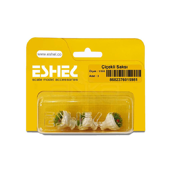 گلدان سنگی پایه دار اشل