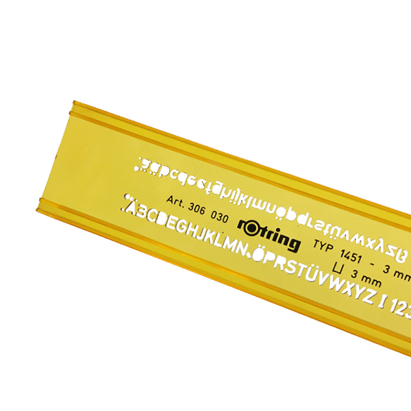 شابلون حروف و اعداد لاتین روترینگ