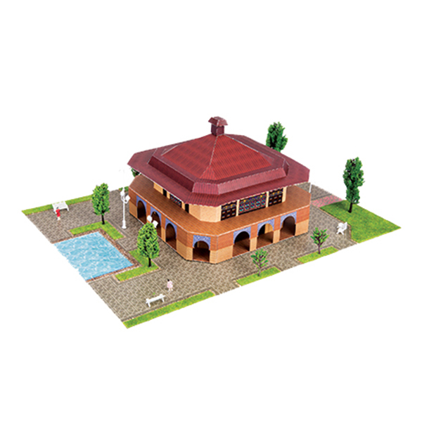 پازل کاغذی چهلستون اشل