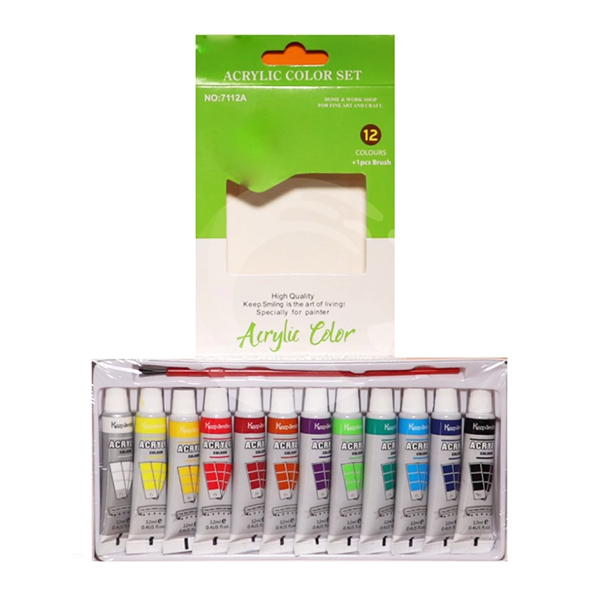 ست رنگ اکریلیک Keep Smiling