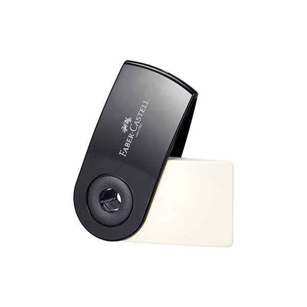 پاک کن قلاف دار فابرکستل (بدنه مشکی)