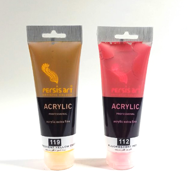 رنگ اکریلیک پرسیس آرت(فلورسنت-75 میل)