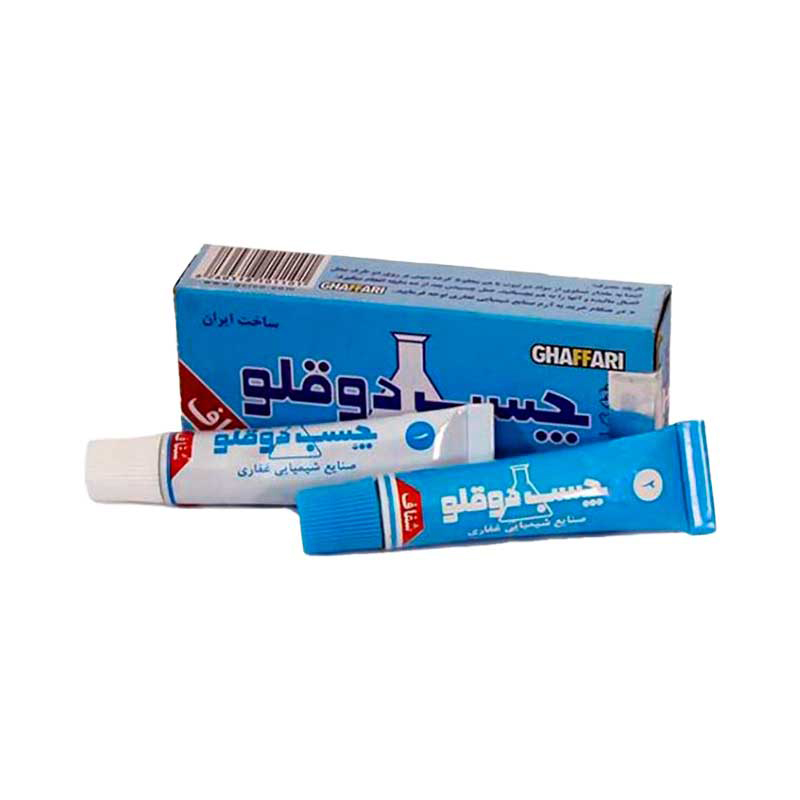 چسب دو قلو غفاری(شفاف)