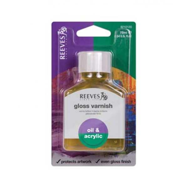 وارنیش براق اکریلیک و رنگ روغن ریوز