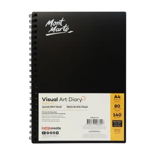 دفتر طراحی مشکی مونت مارت(140 گرم-A4)