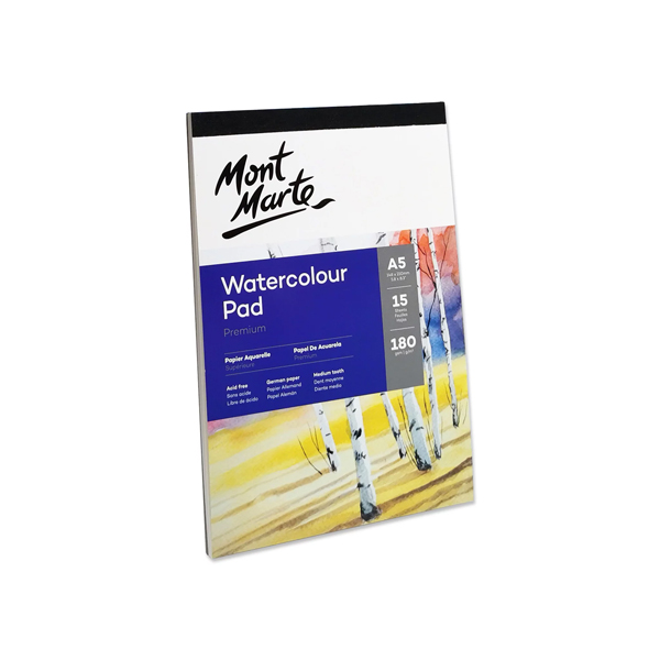 دفتر-آبرنگ-180-گرم-15-برگ-A5-مونمارت