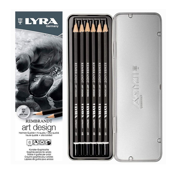 ست مداد طراحی لیرا(6 عددی)